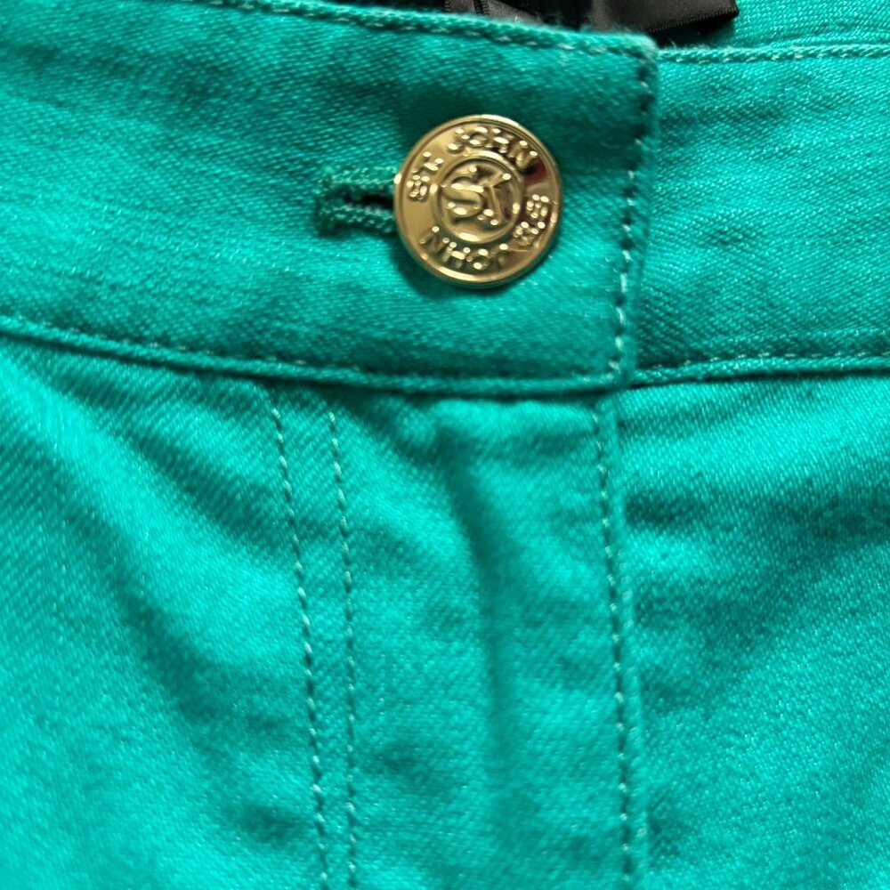 St. John Womens Turquoise Straight Leg Pans Size 6 - Picture 9 of 9
